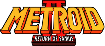 Metroid 2 Return of Samus logo for GameBoy